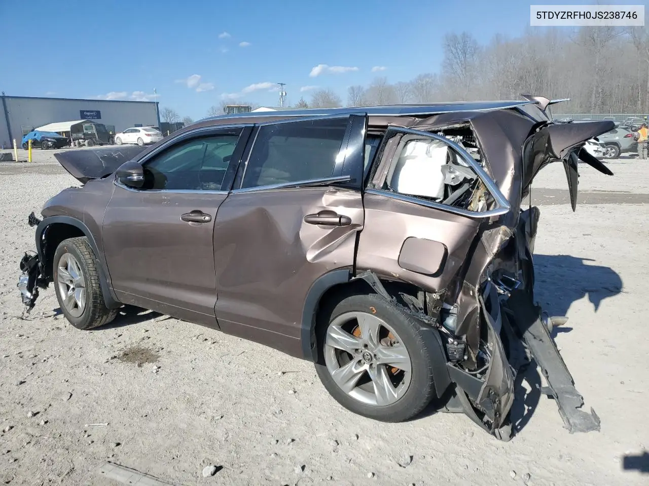 5tdyzrfh0js238746 5TDYZRFH0JS238746 2018 Toyota Highlander Limited
