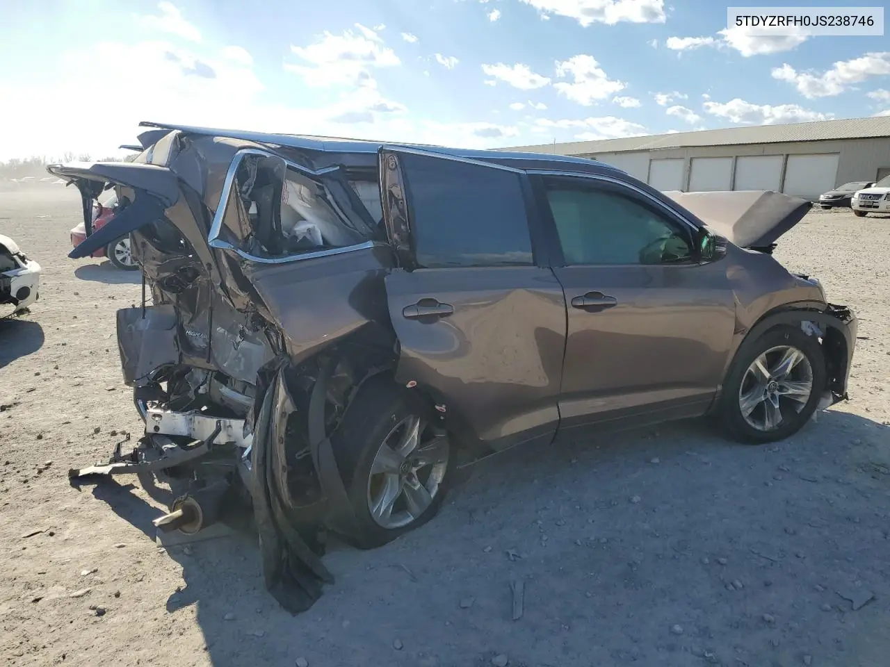 5tdyzrfh0js238746 5TDYZRFH0JS238746 2018 Toyota Highlander Limited