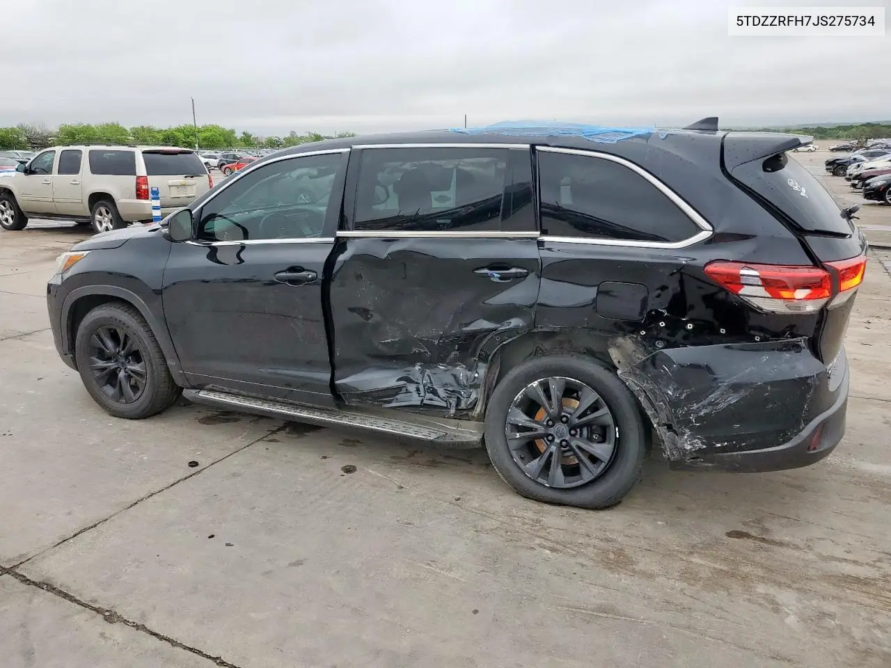 2018 Toyota Highlander Le VIN: 5TDZZRFH7JS275734 Lot: 52032685