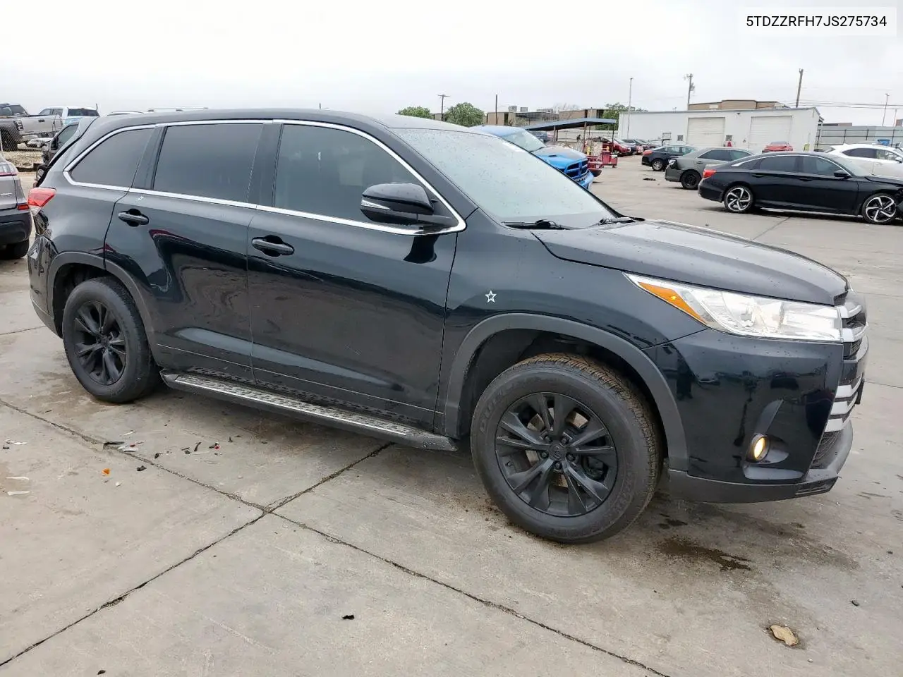 2018 Toyota Highlander Le VIN: 5TDZZRFH7JS275734 Lot: 52032685