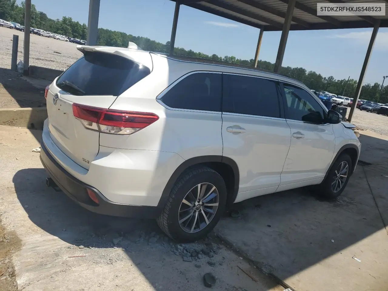 2018 Toyota Highlander Se VIN: 5TDKZRFHXJS548523 Lot: 55674295