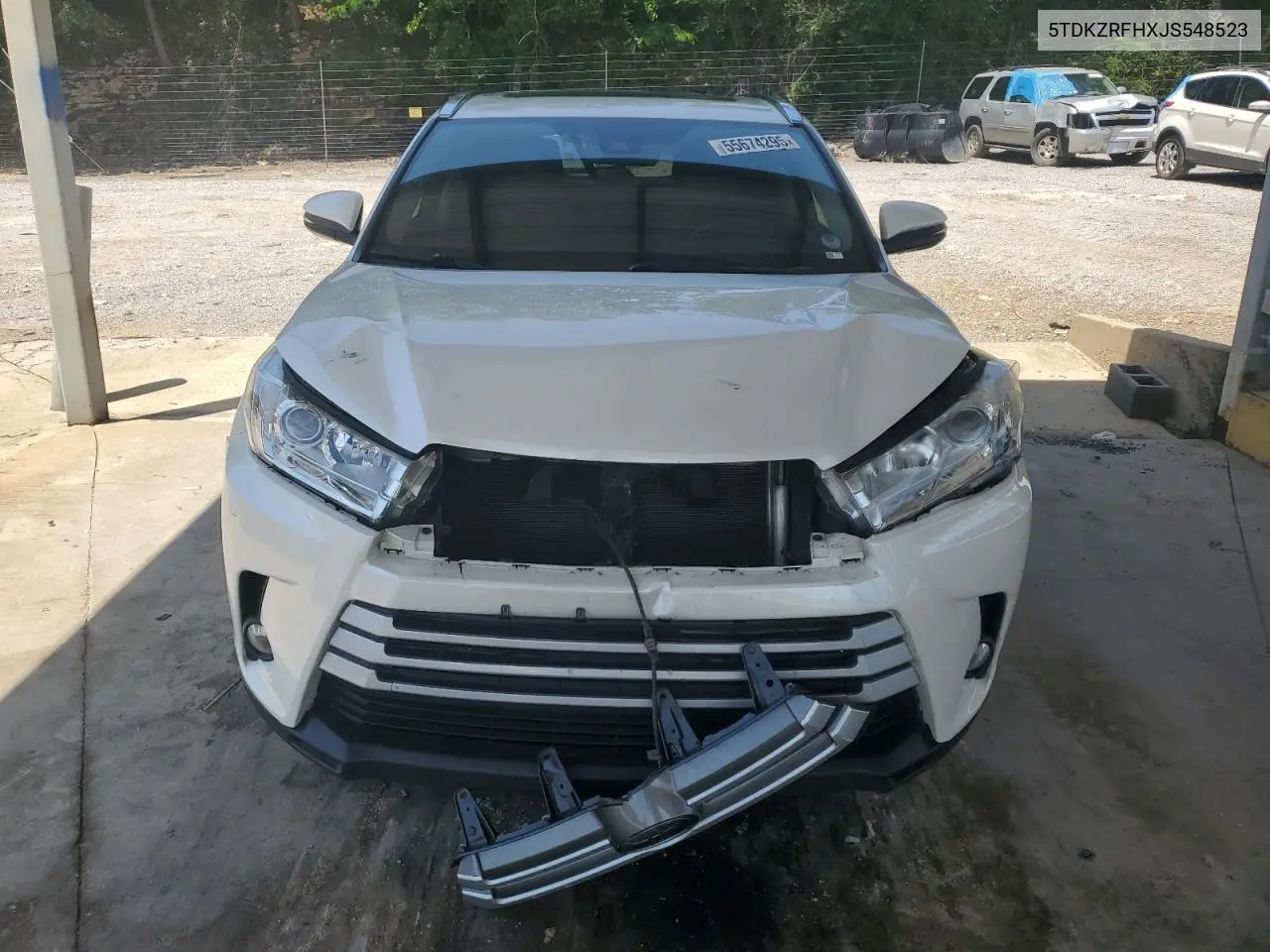 2018 Toyota Highlander Se VIN: 5TDKZRFHXJS548523 Lot: 55674295