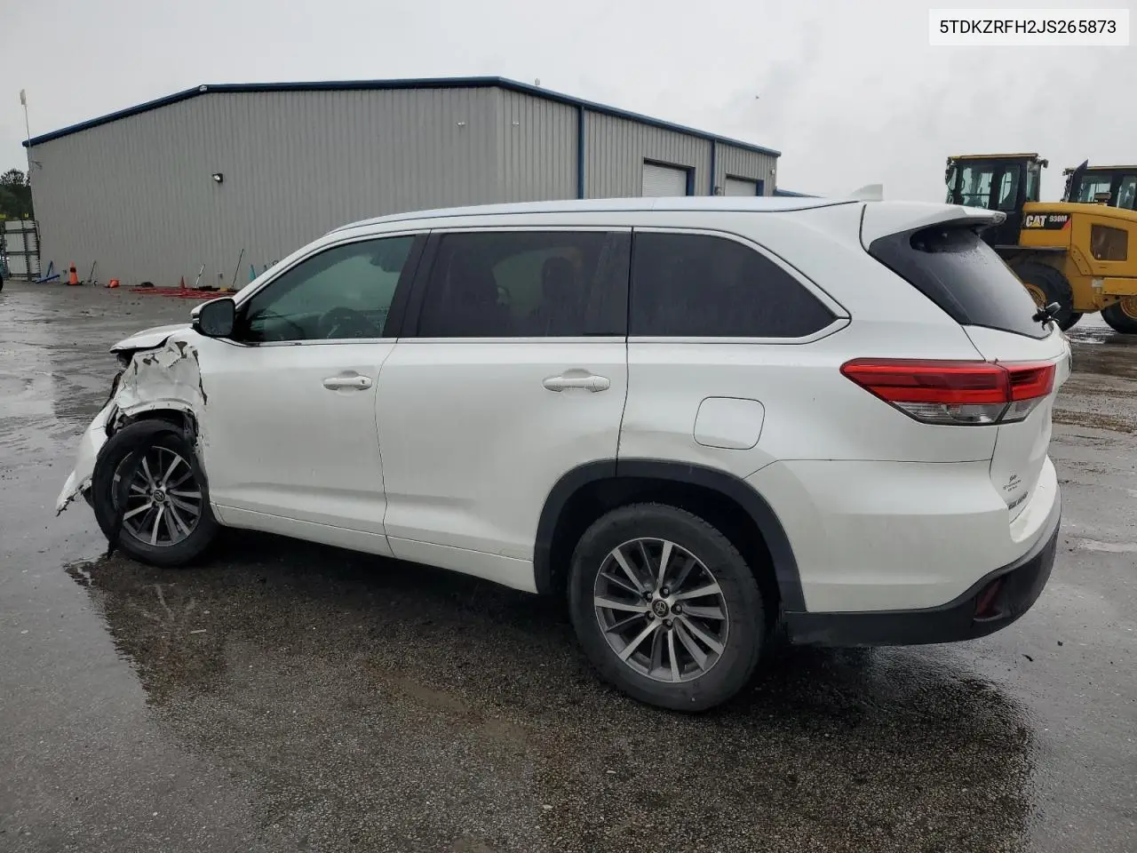 2018 Toyota Highlander Se VIN: 5TDKZRFH2JS265873 Lot: 56623075