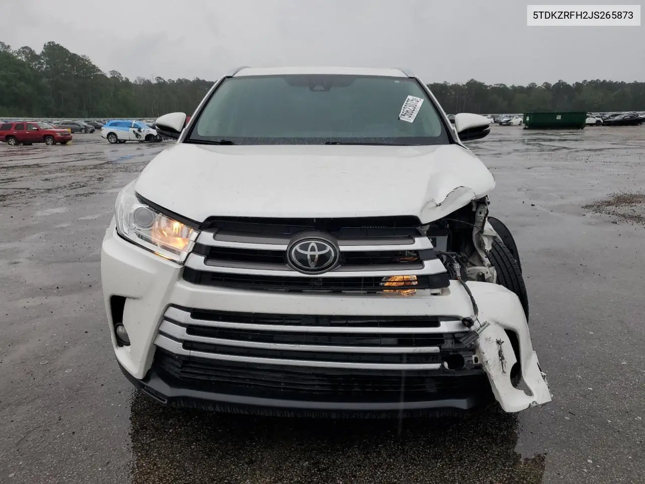 2018 Toyota Highlander Se VIN: 5TDKZRFH2JS265873 Lot: 56623075
