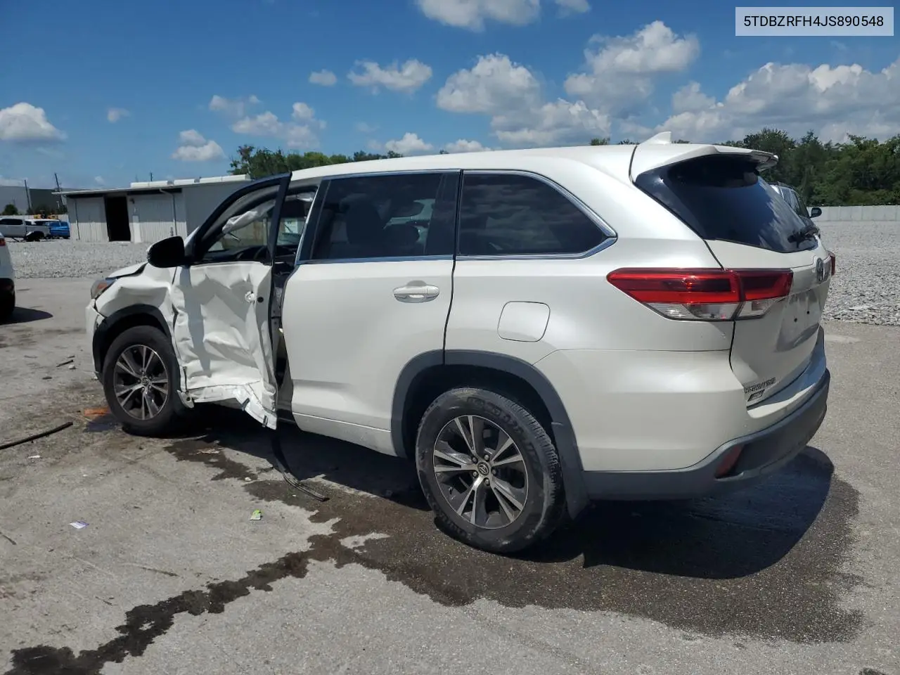 2018 Toyota Highlander Le VIN: 5TDBZRFH4JS890548 Lot: 56752715