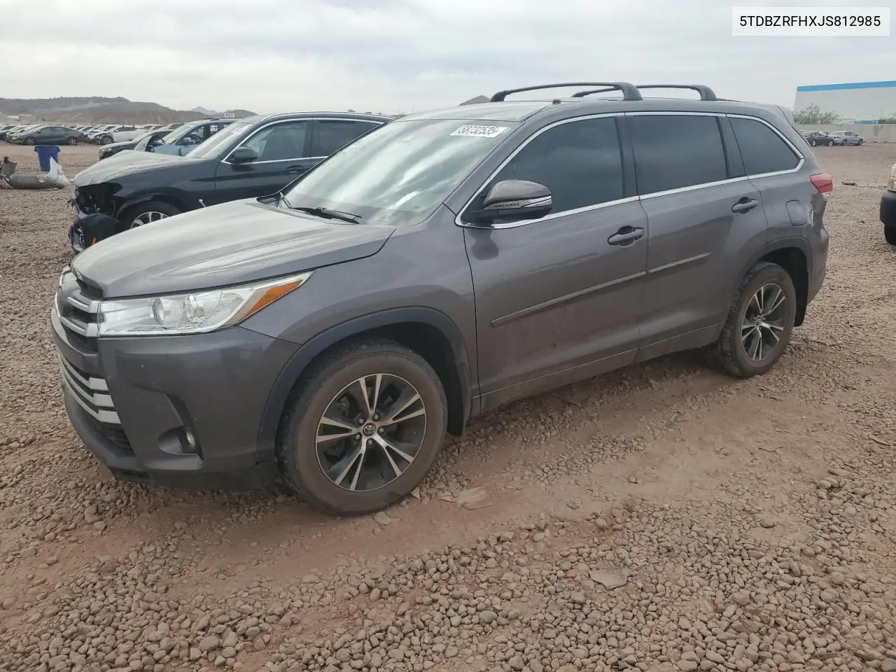 2018 Toyota Highlander Le VIN: 5TDBZRFHXJS812985 Lot: 58732535