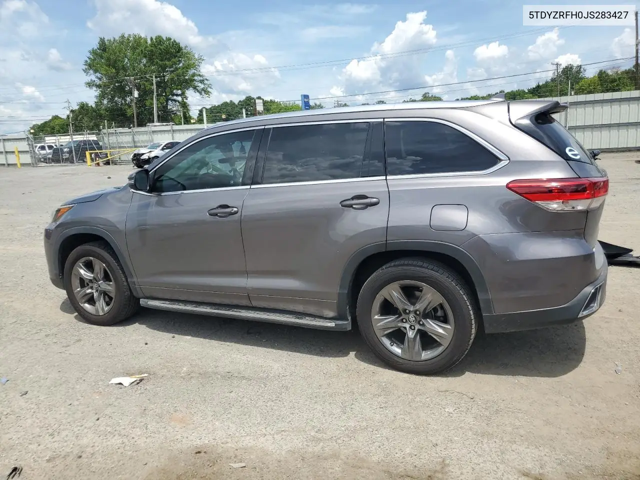 2018 Toyota Highlander Limited VIN: 5TDYZRFH0JS283427 Lot: 62351505