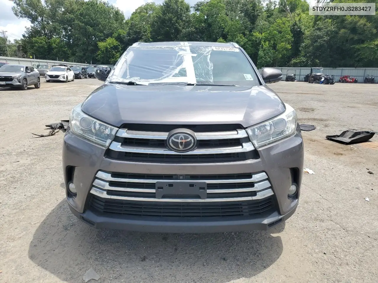 2018 Toyota Highlander Limited VIN: 5TDYZRFH0JS283427 Lot: 62351505