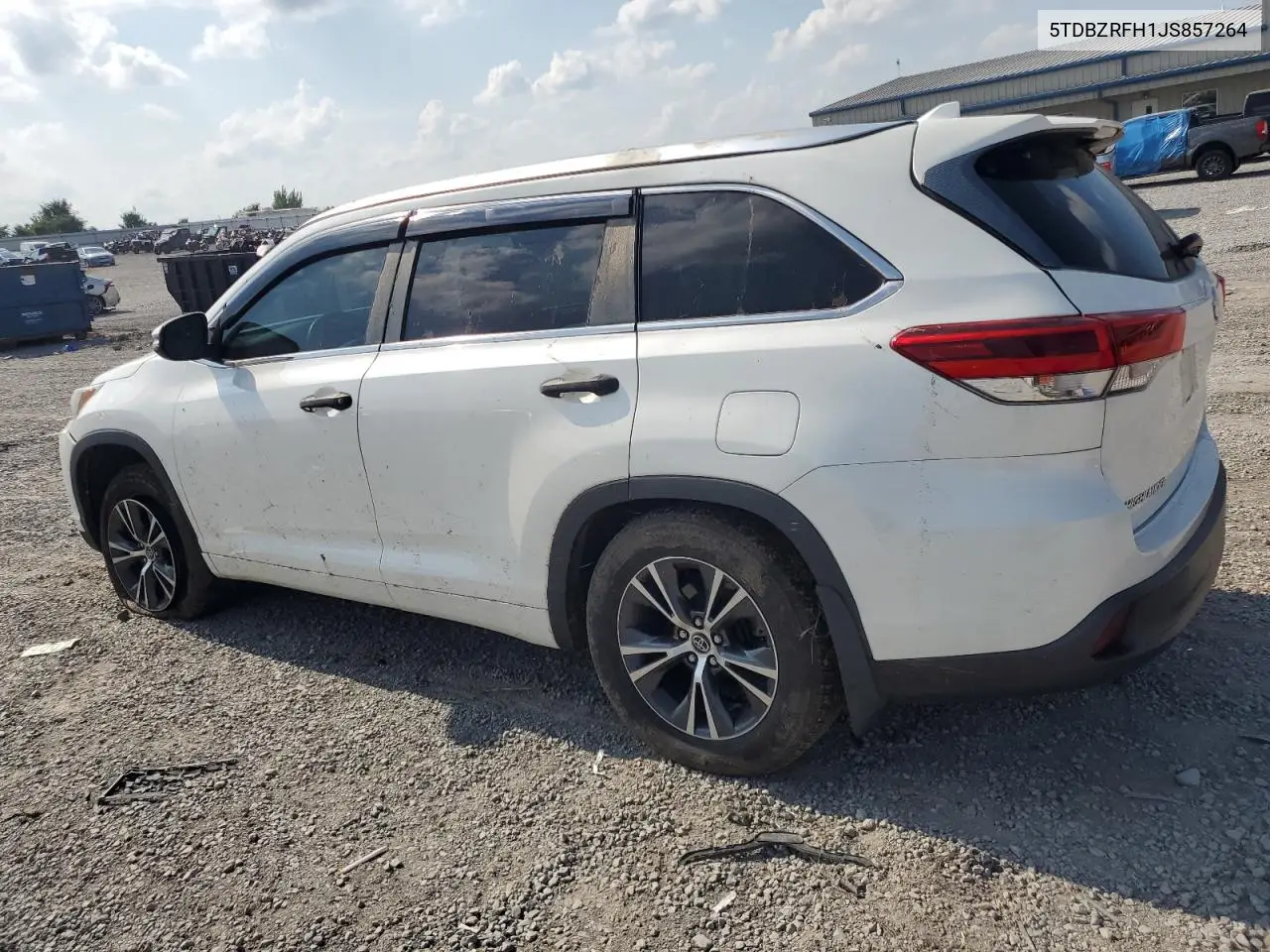 2018 Toyota Highlander Le VIN: 5TDBZRFH1JS857264 Lot: 62728685