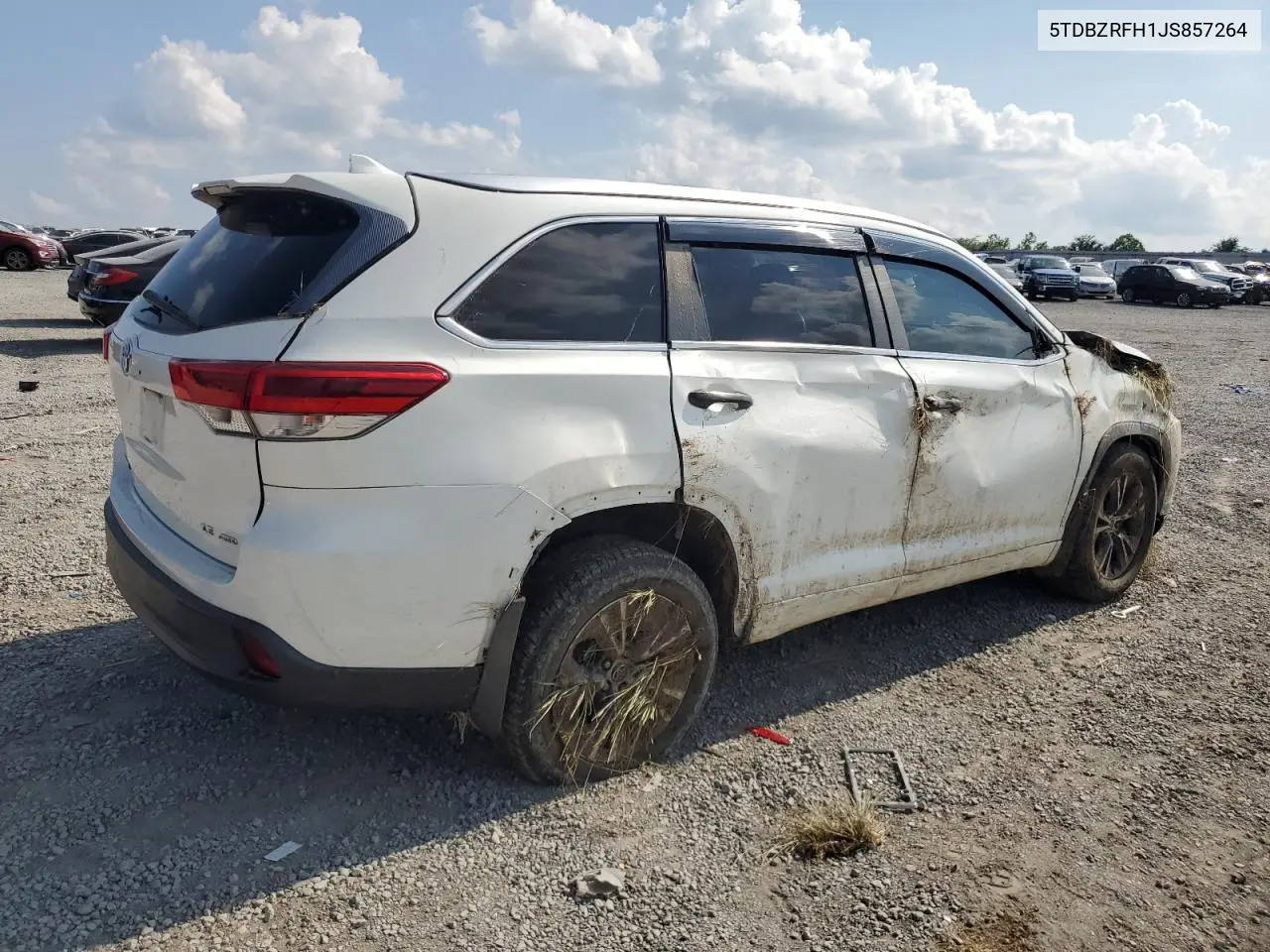 2018 Toyota Highlander Le VIN: 5TDBZRFH1JS857264 Lot: 62728685