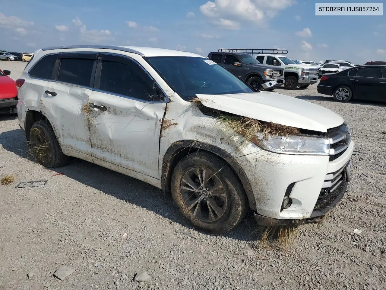 2018 Toyota Highlander Le VIN: 5TDBZRFH1JS857264 Lot: 62728685