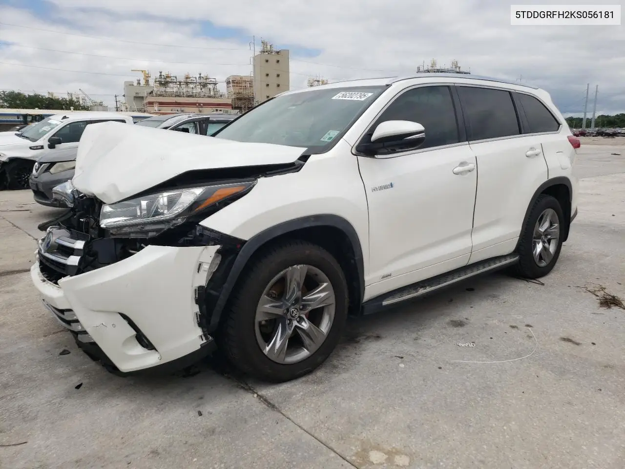 5tddgrfh2ks056181 5TDDGRFH2KS056181 2019 Toyota Highlander Hybrid Limited