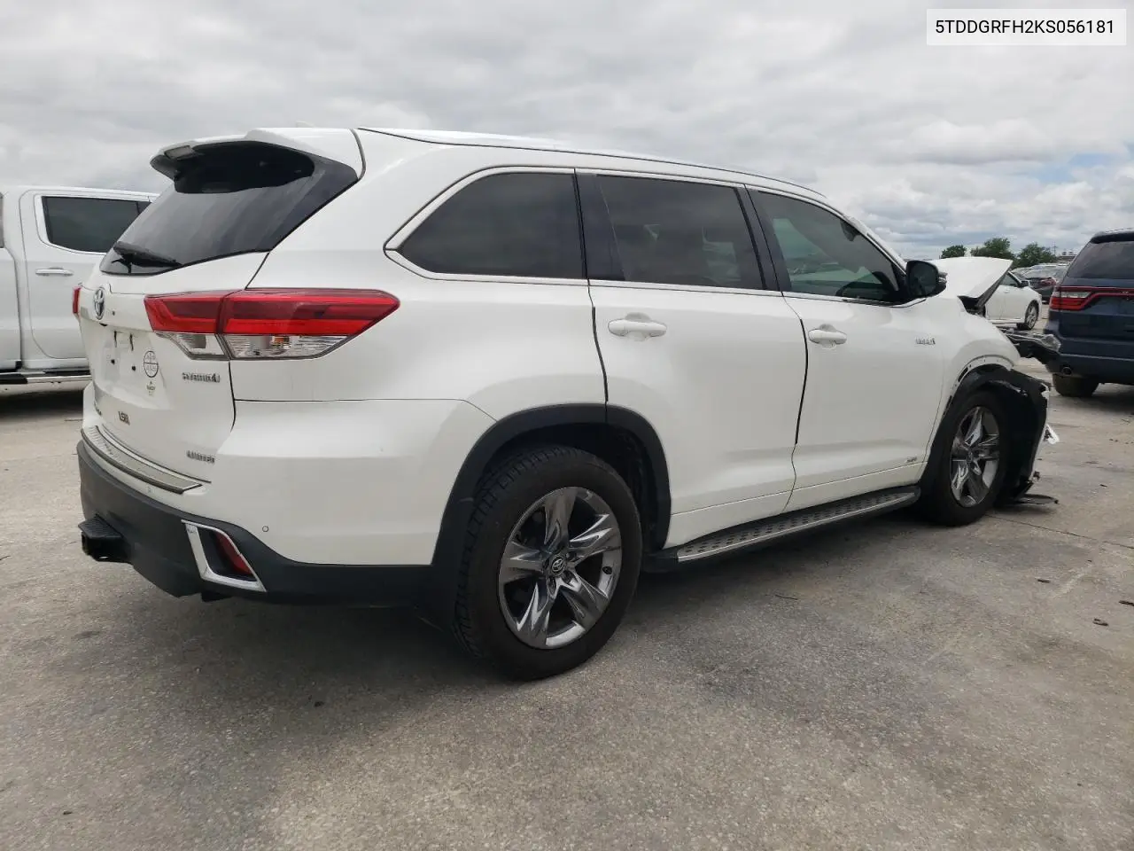 5tddgrfh2ks056181 5TDDGRFH2KS056181 2019 Toyota Highlander Hybrid Limited