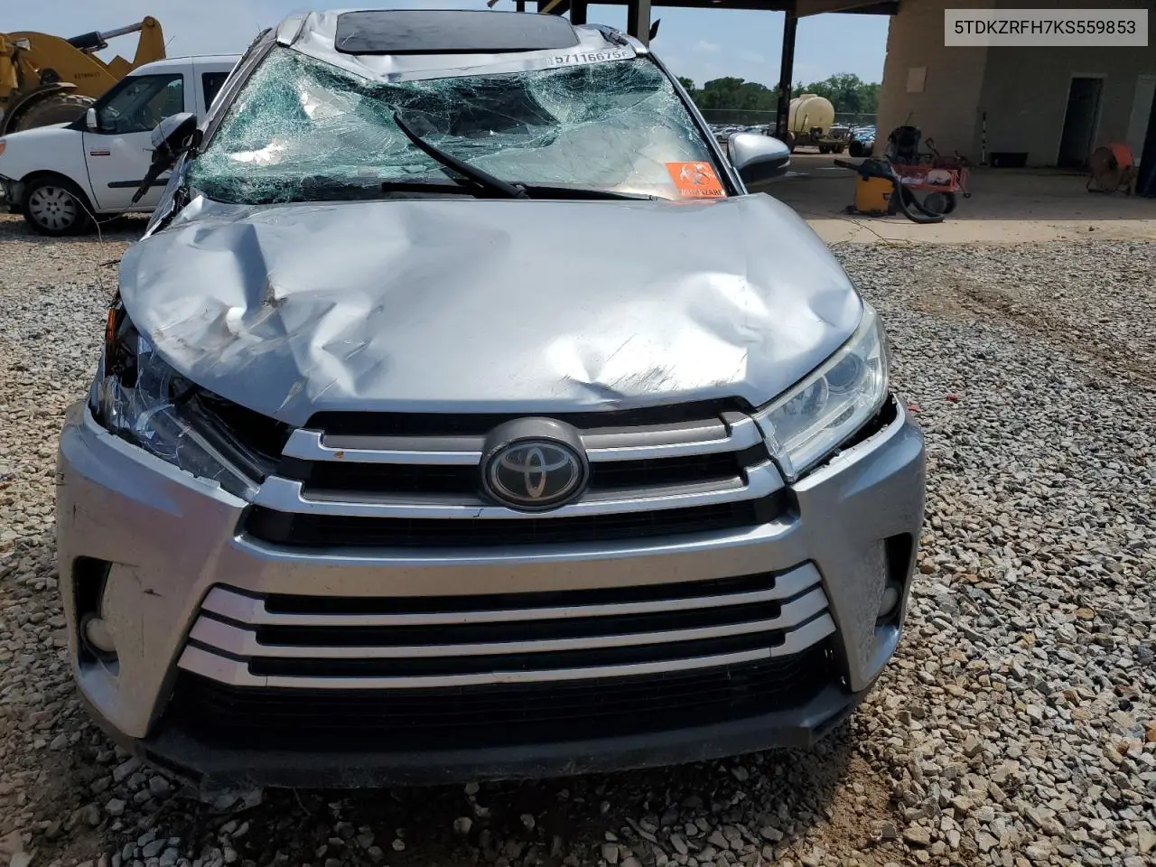 2019 Toyota Highlander Se VIN: 5TDKZRFH7KS559853 Lot: 57116675