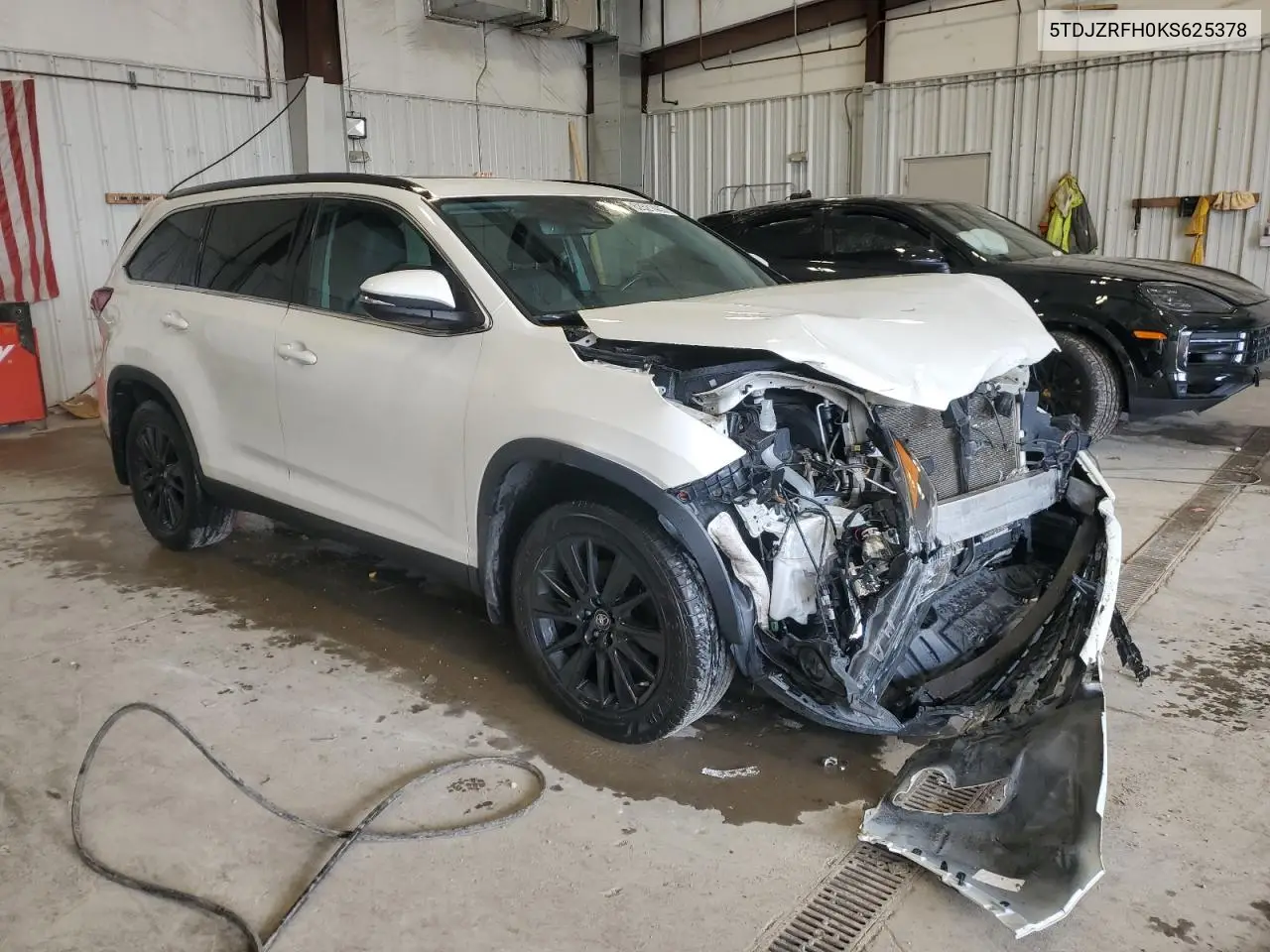 2019 Toyota Highlander Se VIN: 5TDJZRFH0KS625378 Lot: 62521445