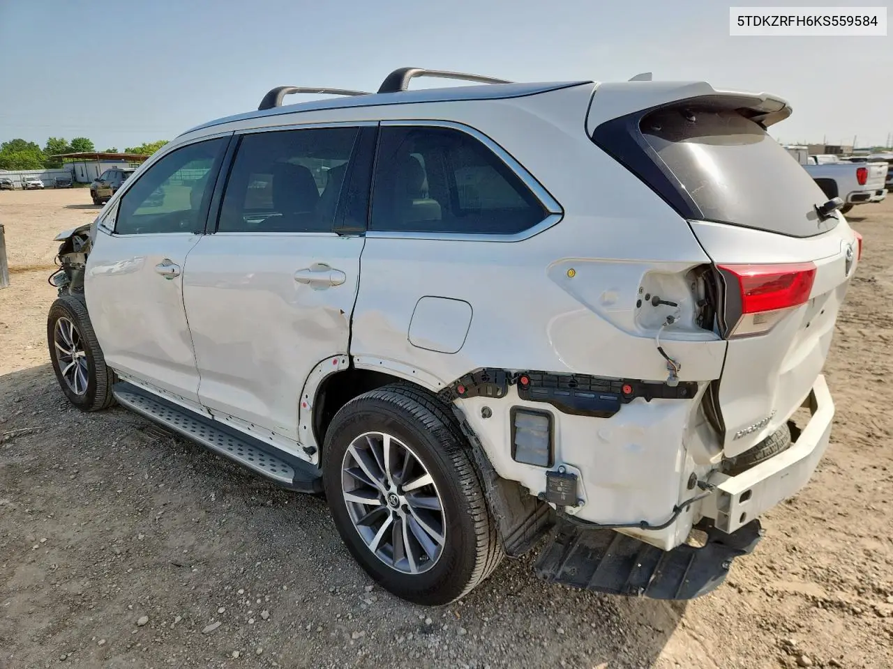 2019 Toyota Highlander Se VIN: 5TDKZRFH6KS559584 Lot: 63245505