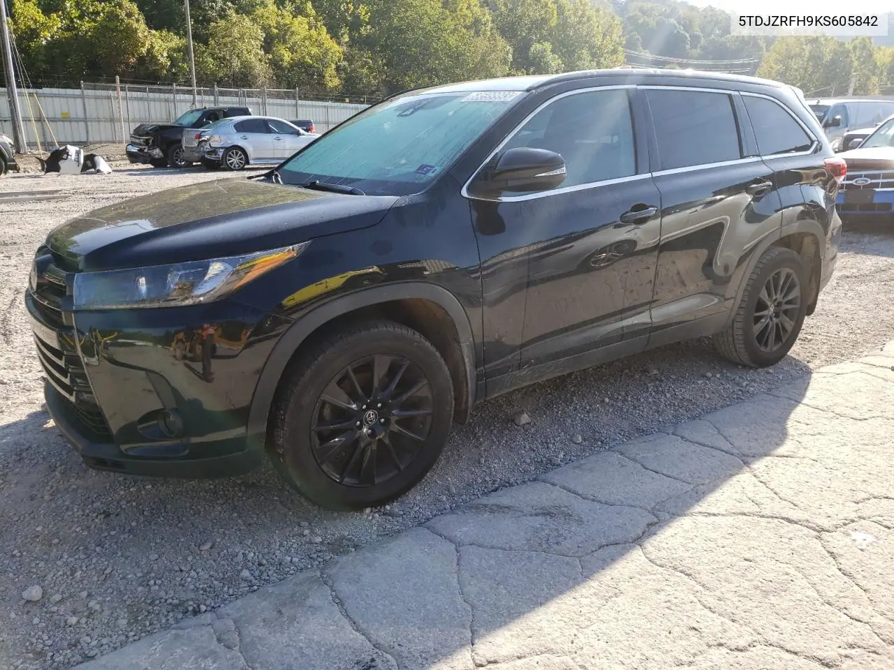 2019 Toyota Highlander Se VIN: 5TDJZRFH9KS605842 Lot: 68599993