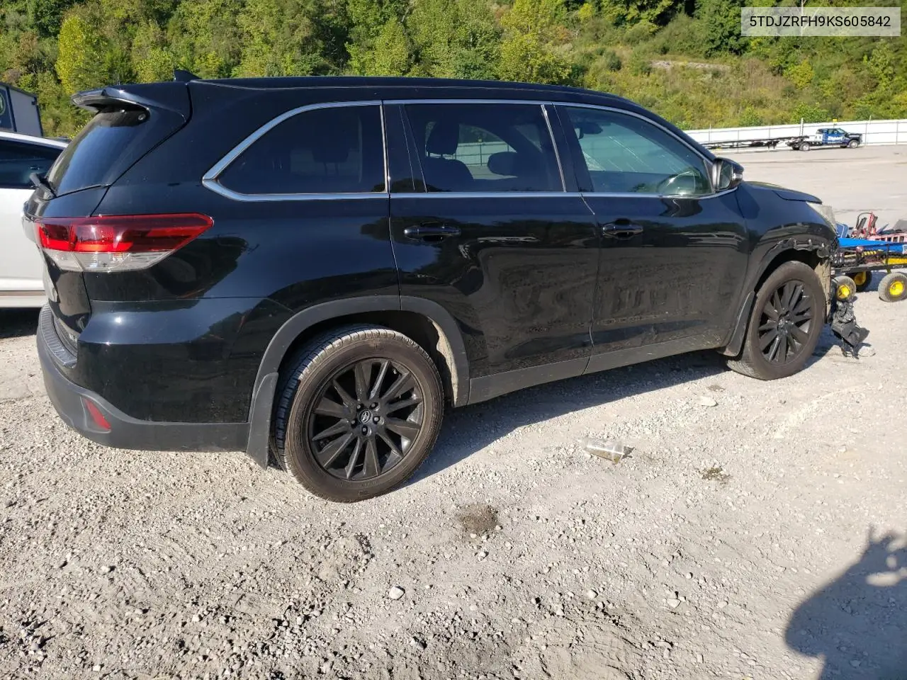 2019 Toyota Highlander Se VIN: 5TDJZRFH9KS605842 Lot: 68599993