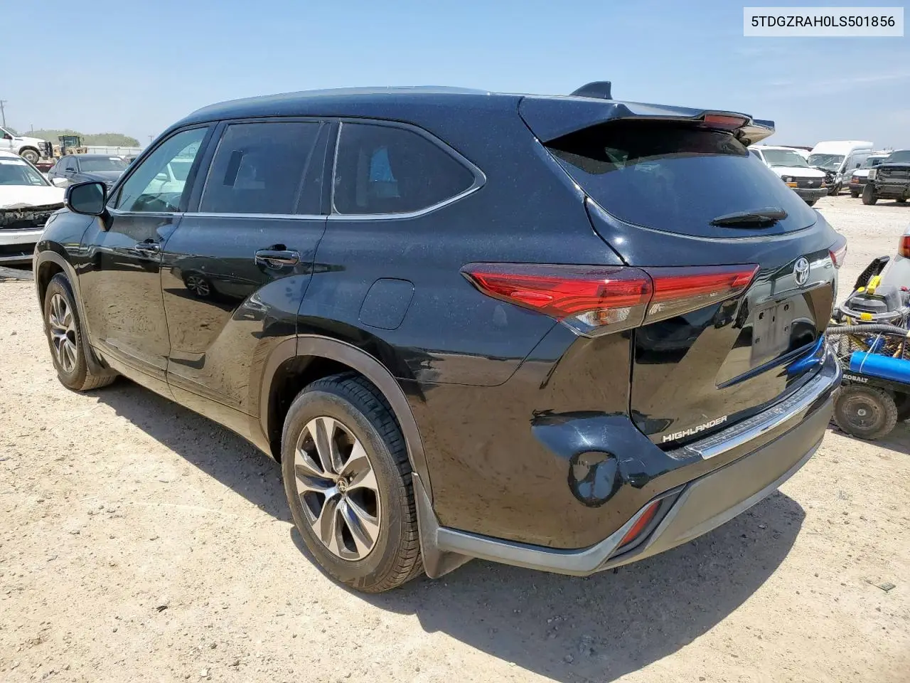 2020 Toyota Highlander Xle VIN: 5TDGZRAH0LS501856 Lot: 56585995