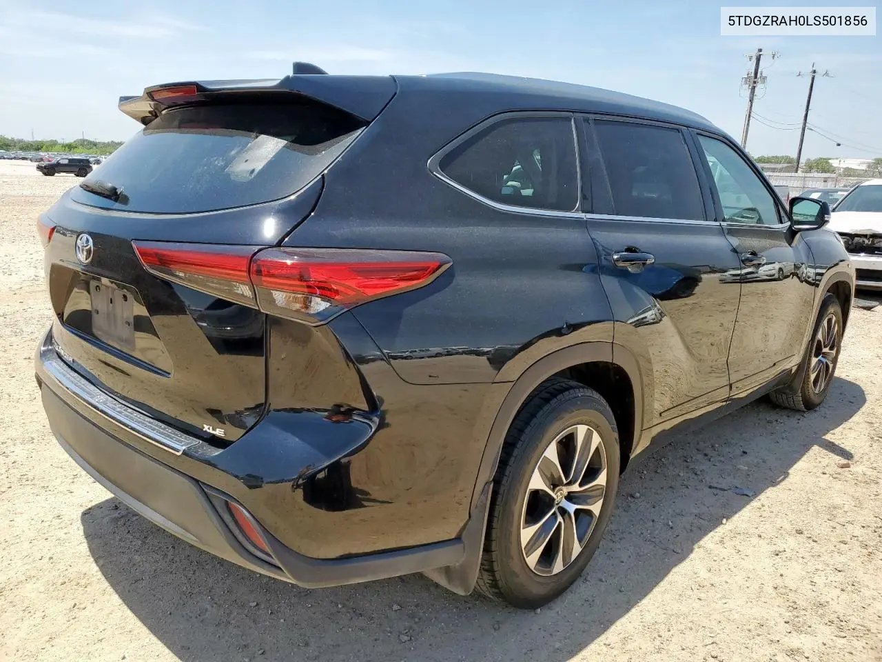 2020 Toyota Highlander Xle VIN: 5TDGZRAH0LS501856 Lot: 56585995
