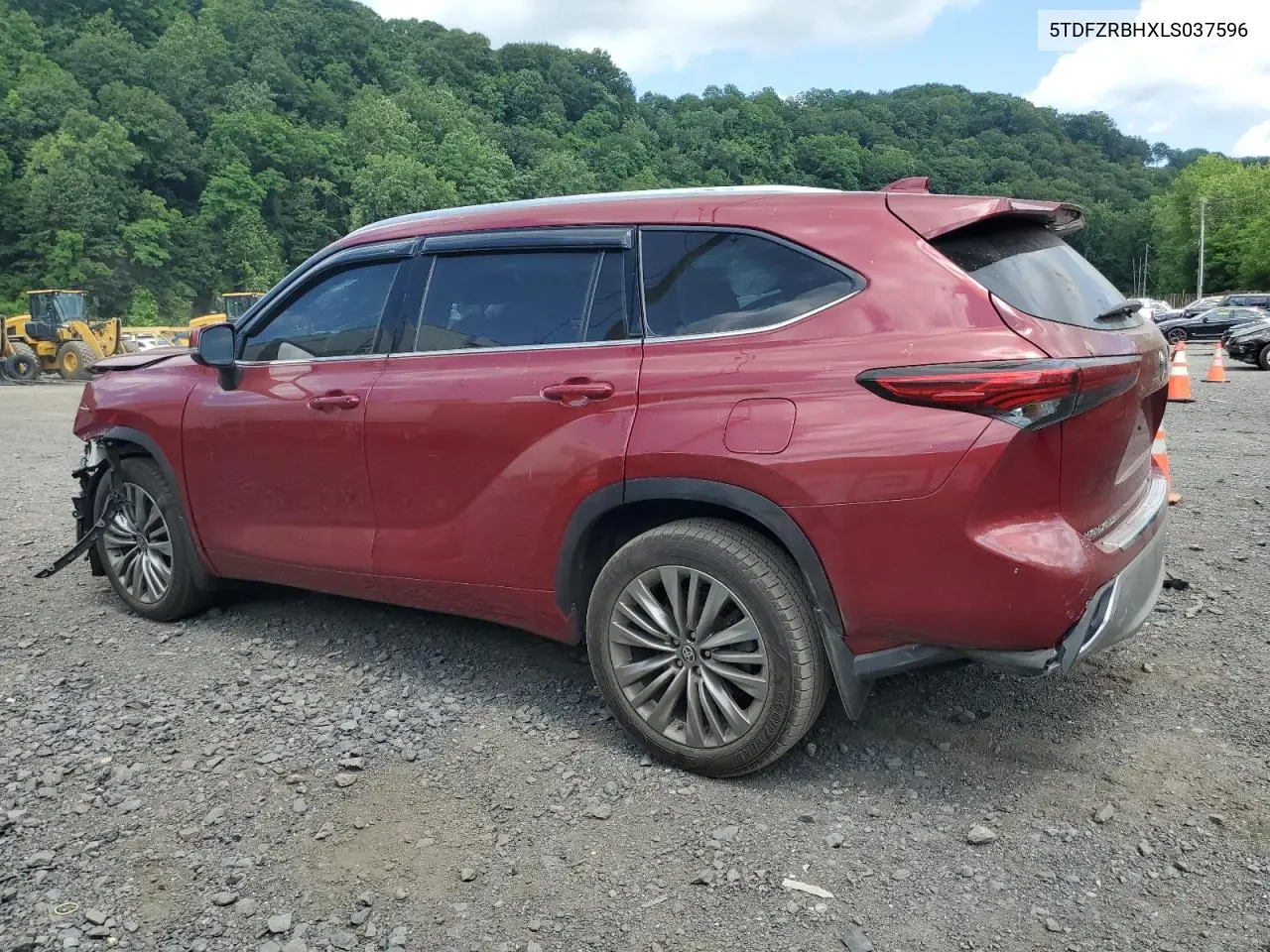 2020 Toyota Highlander Platinum VIN: 5TDFZRBHXLS037596 Lot: 62366805