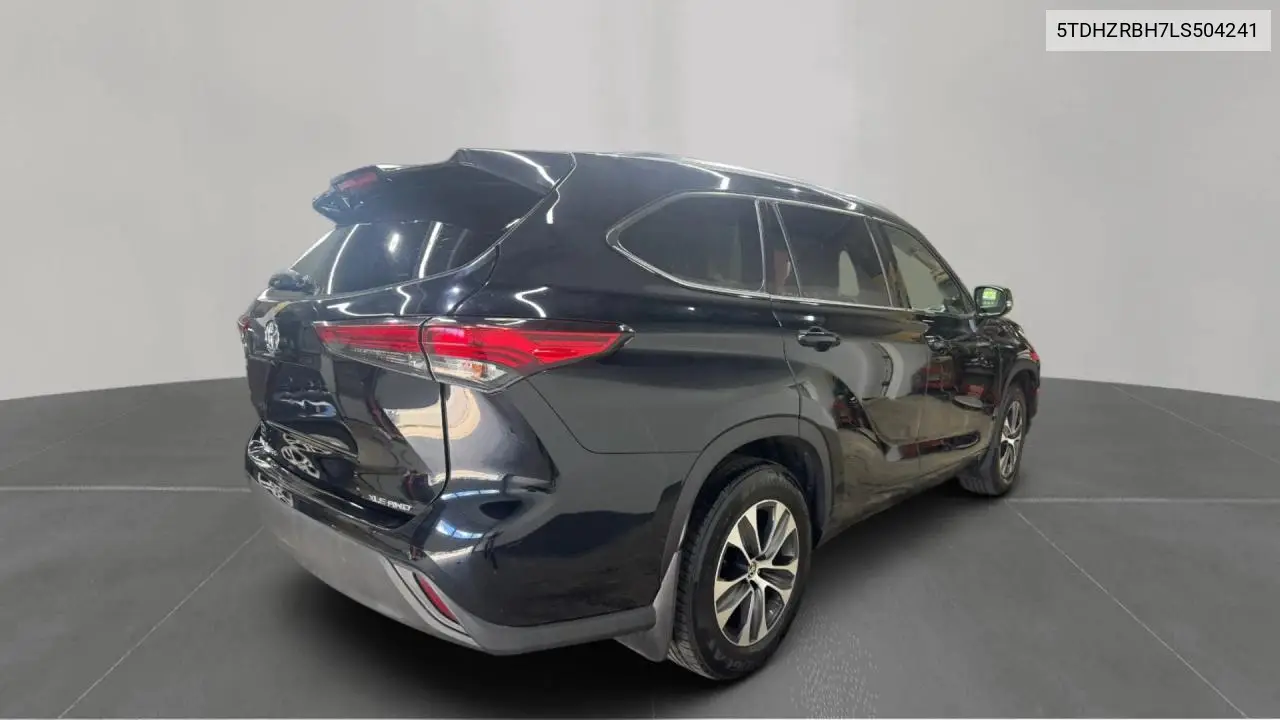 2020 Toyota Highlander Xle VIN: 5TDHZRBH7LS504241 Lot: 63534125