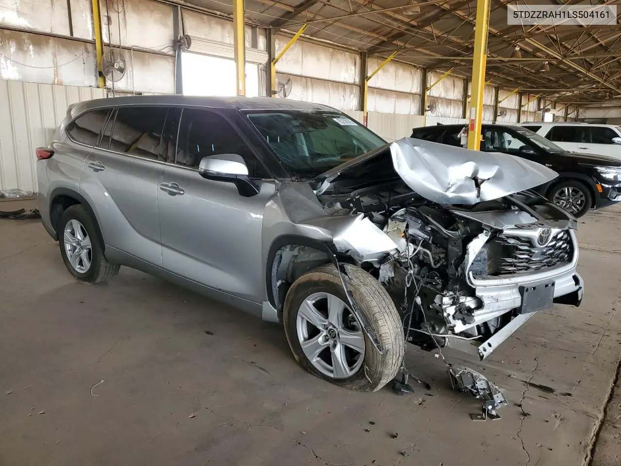 2020 Toyota Highlander L VIN: 5TDZZRAH1LS504161 Lot: 65258385