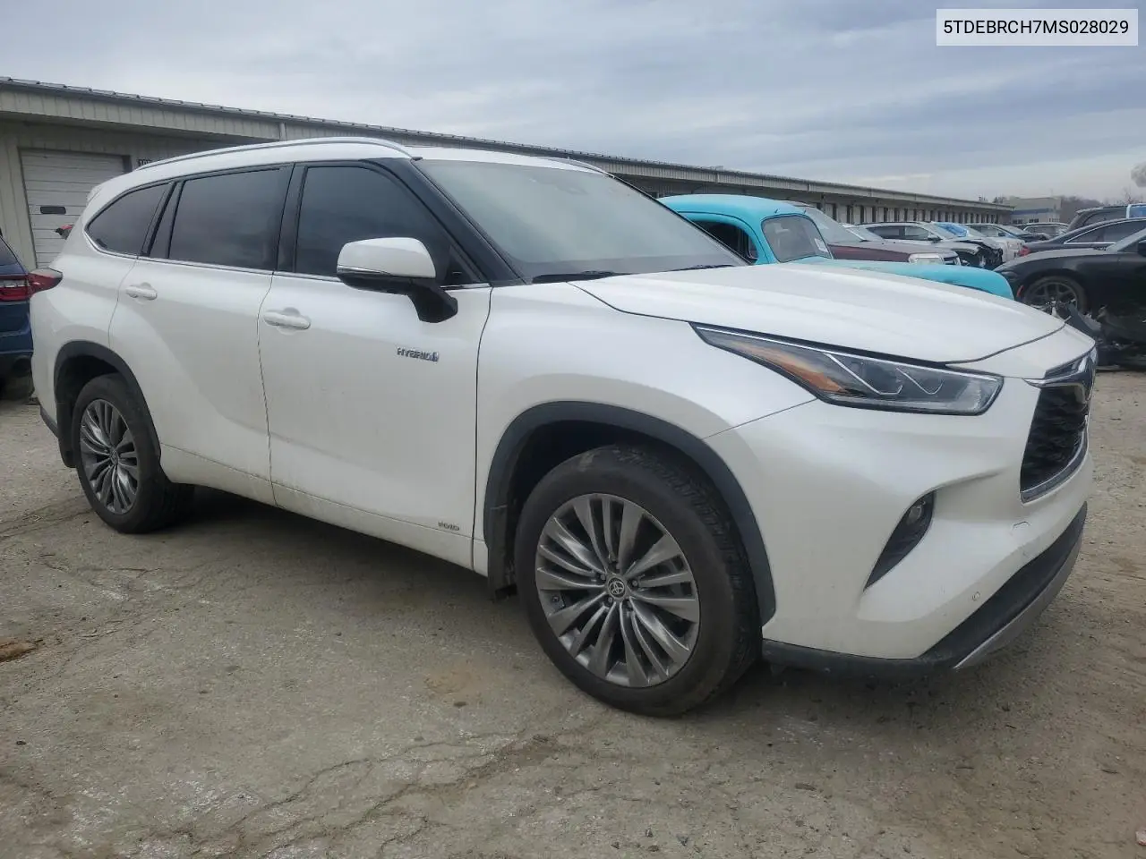 2021 Toyota Highlander Hybrid Platinum VIN: 5TDEBRCH7MS028029 Lot: 46925905