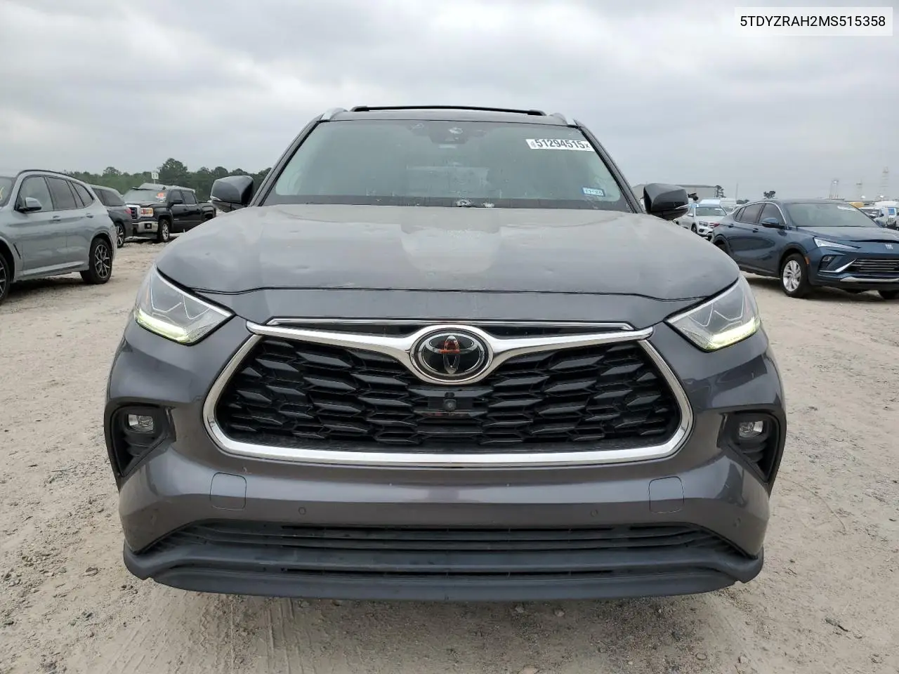 2021 Toyota Highlander Limited VIN: 5TDYZRAH2MS515358 Lot: 51294515