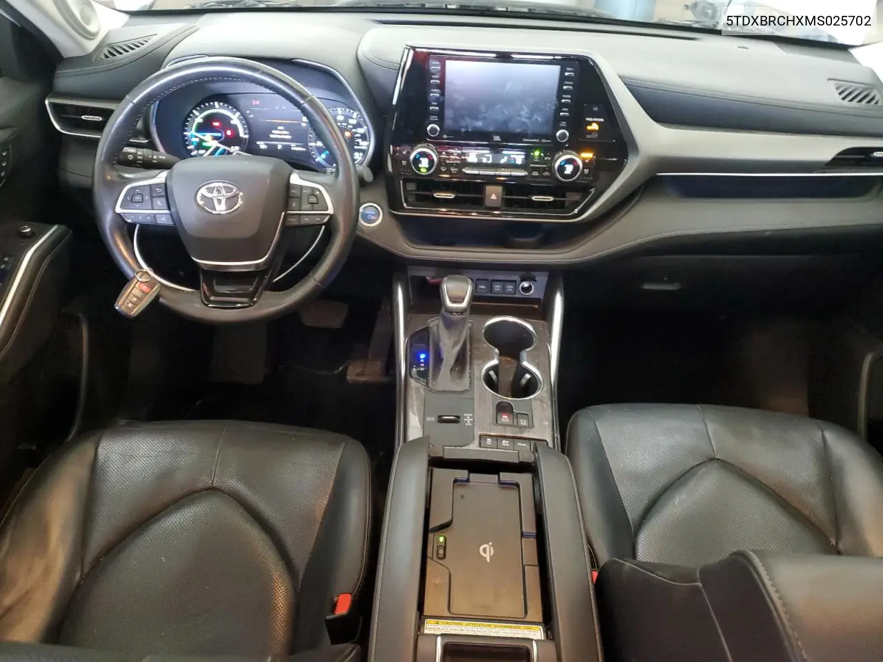 2021 Toyota Highlander Hybrid Limited VIN: 5TDXBRCHXMS025702 Lot: 53231575