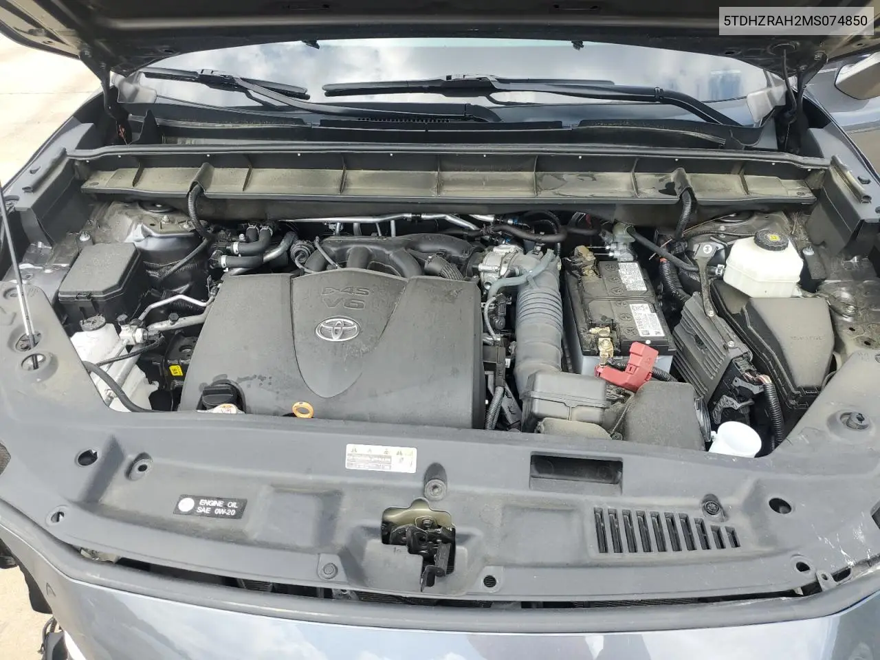 2021 Toyota Highlander Xle VIN: 5TDHZRAH2MS074850 Lot: 56060295