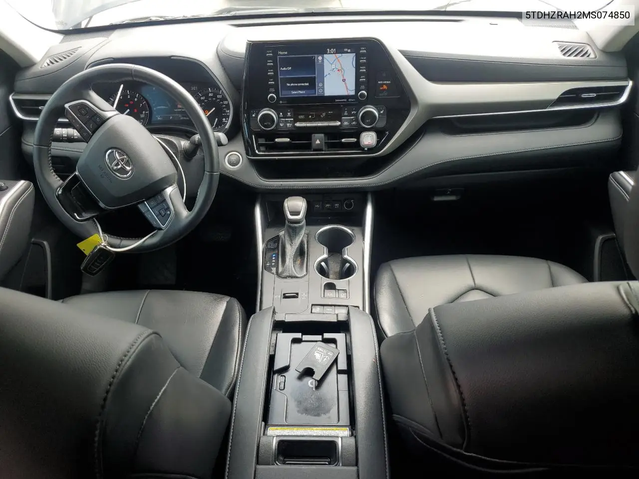 2021 Toyota Highlander Xle VIN: 5TDHZRAH2MS074850 Lot: 56060295
