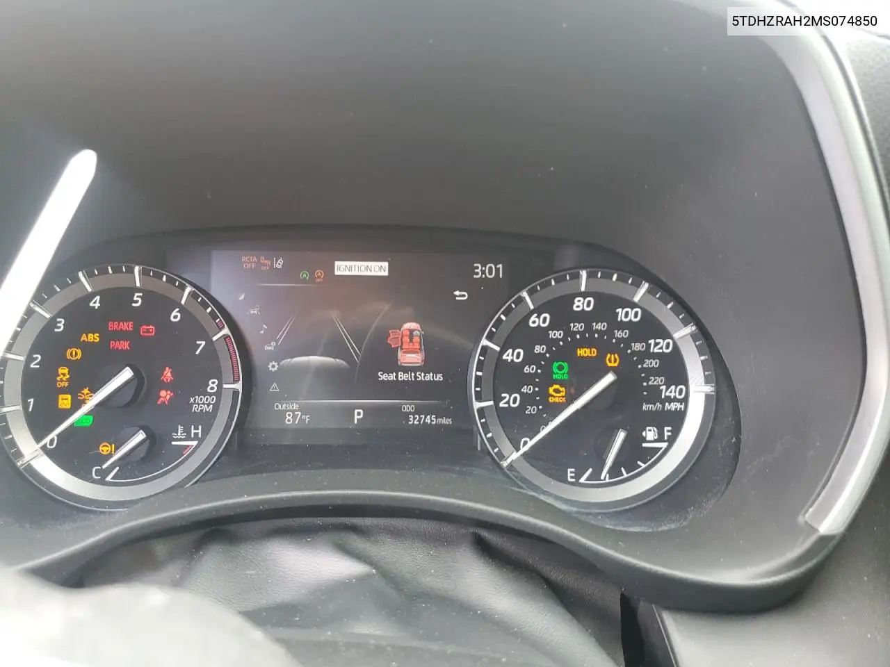 2021 Toyota Highlander Xle VIN: 5TDHZRAH2MS074850 Lot: 56060295