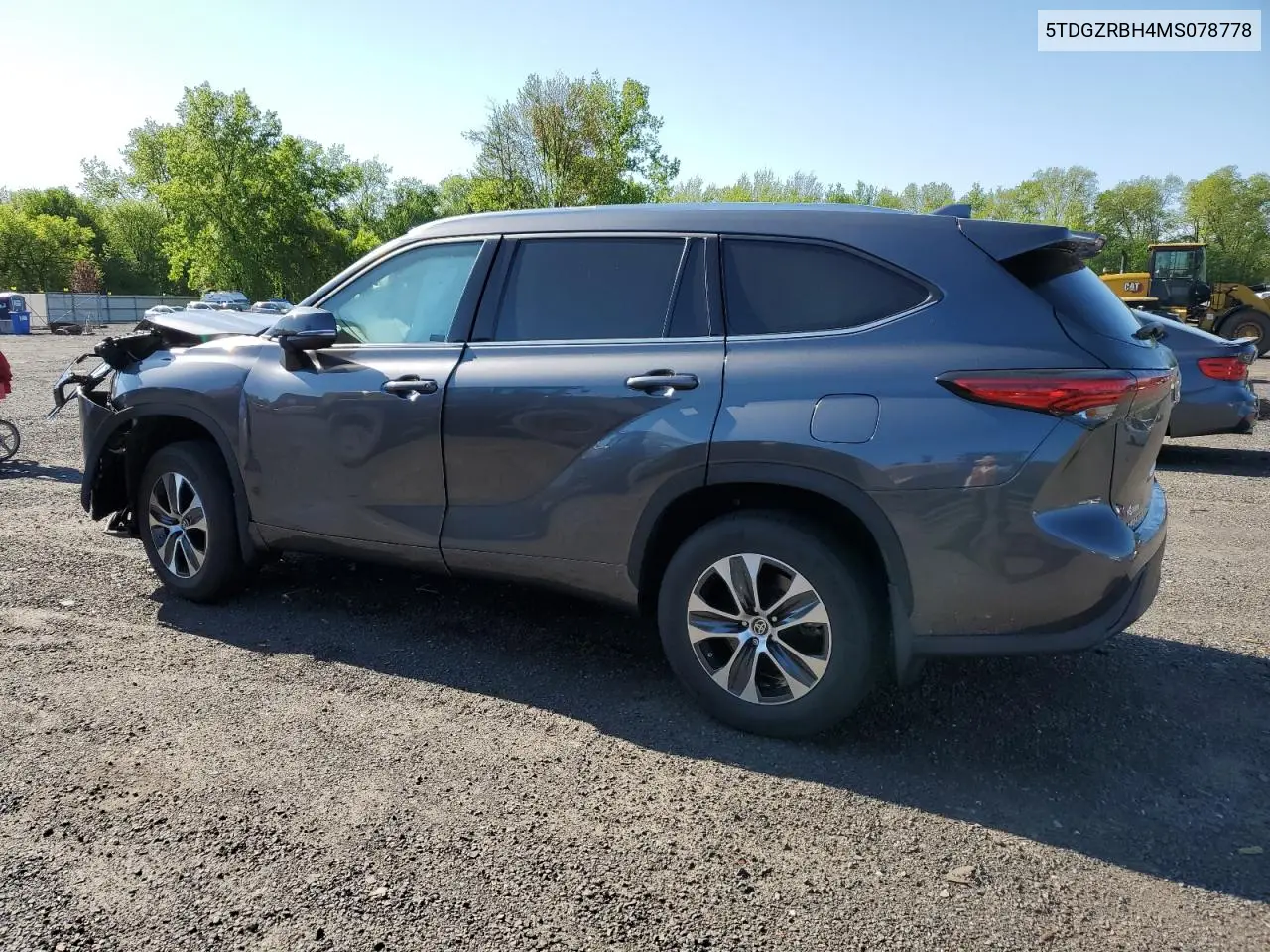 2021 Toyota Highlander Xle VIN: 5TDGZRBH4MS078778 Lot: 56496855