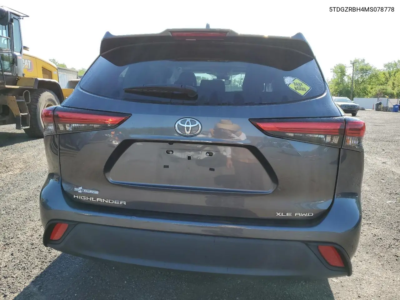2021 Toyota Highlander Xle VIN: 5TDGZRBH4MS078778 Lot: 56496855