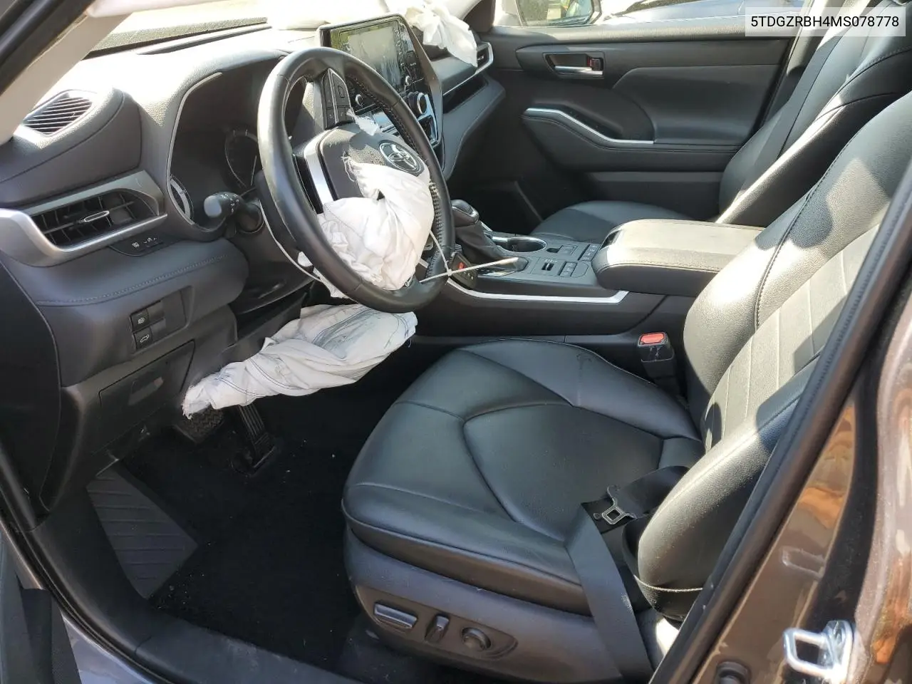 2021 Toyota Highlander Xle VIN: 5TDGZRBH4MS078778 Lot: 56496855