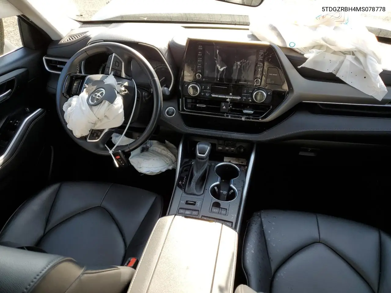 2021 Toyota Highlander Xle VIN: 5TDGZRBH4MS078778 Lot: 56496855