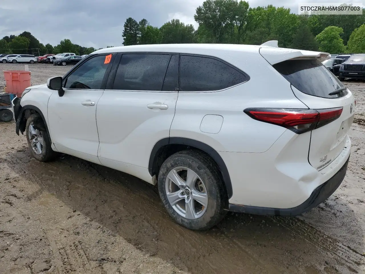 2021 Toyota Highlander L VIN: 5TDCZRAH6MS077003 Lot: 56608825