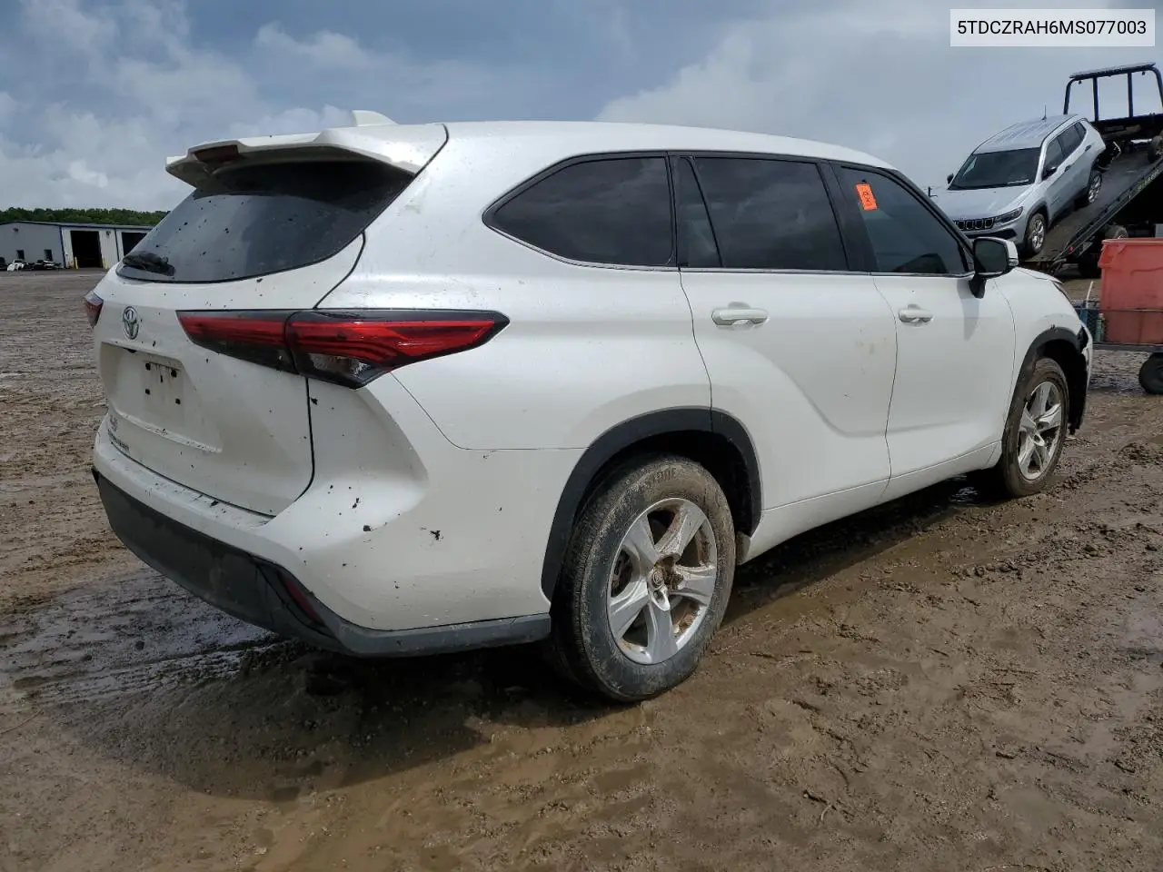 2021 Toyota Highlander L VIN: 5TDCZRAH6MS077003 Lot: 56608825