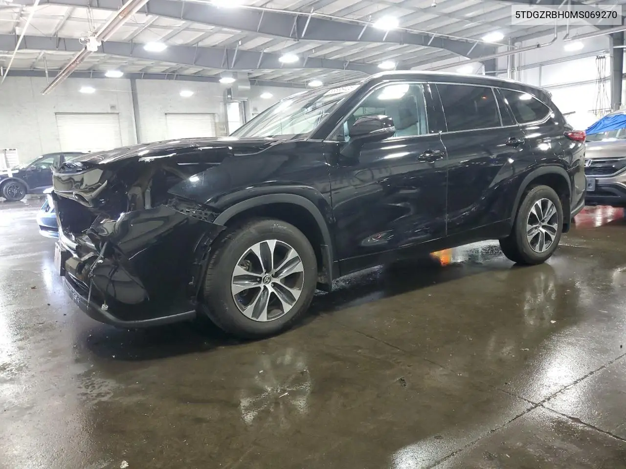 2021 Toyota Highlander Xle VIN: 5TDGZRBH0MS069270 Lot: 56638425