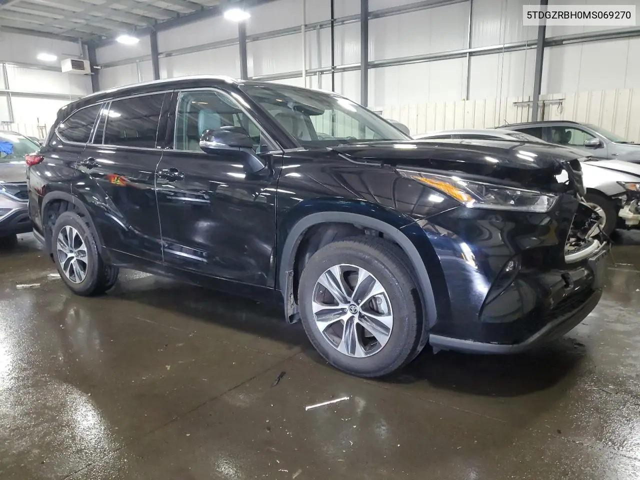 2021 Toyota Highlander Xle VIN: 5TDGZRBH0MS069270 Lot: 56638425