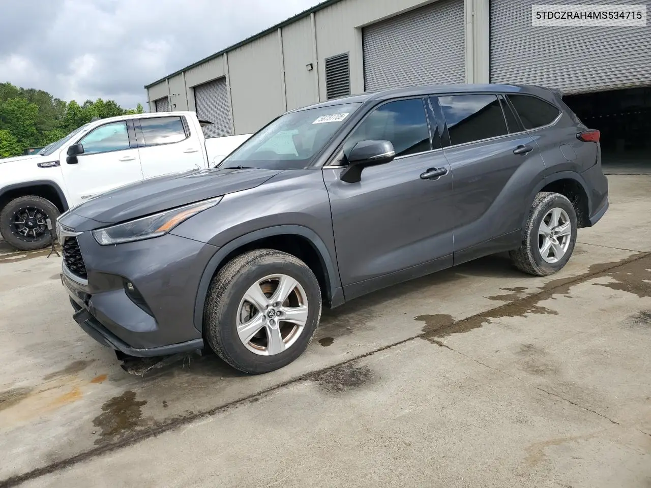 2021 Toyota Highlander L VIN: 5TDCZRAH4MS534715 Lot: 56737705