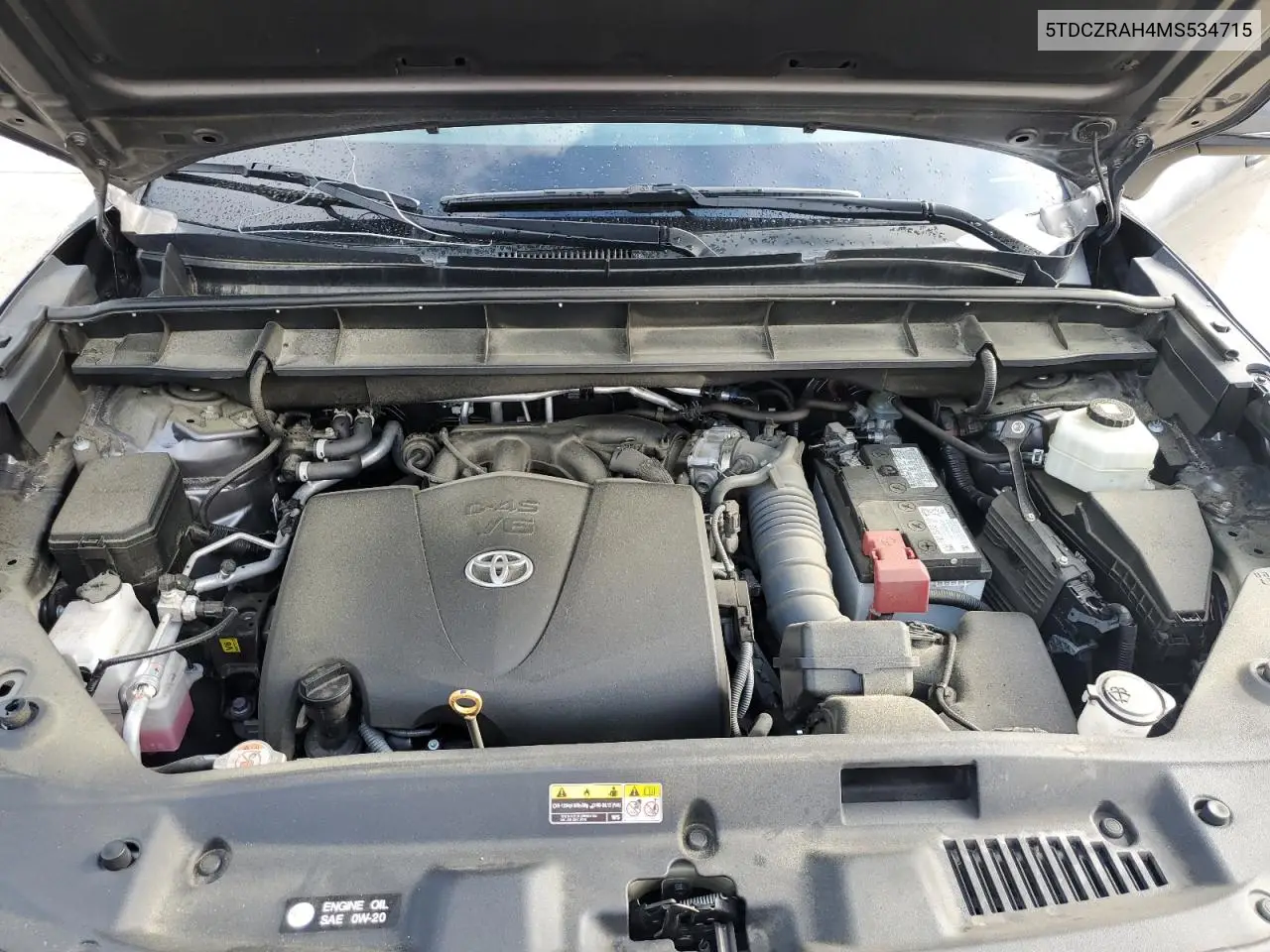 2021 Toyota Highlander L VIN: 5TDCZRAH4MS534715 Lot: 56737705