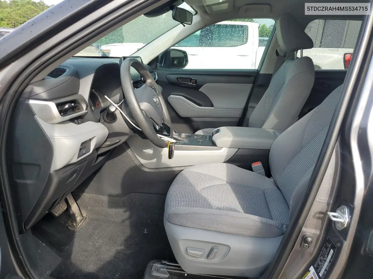 2021 Toyota Highlander L VIN: 5TDCZRAH4MS534715 Lot: 56737705