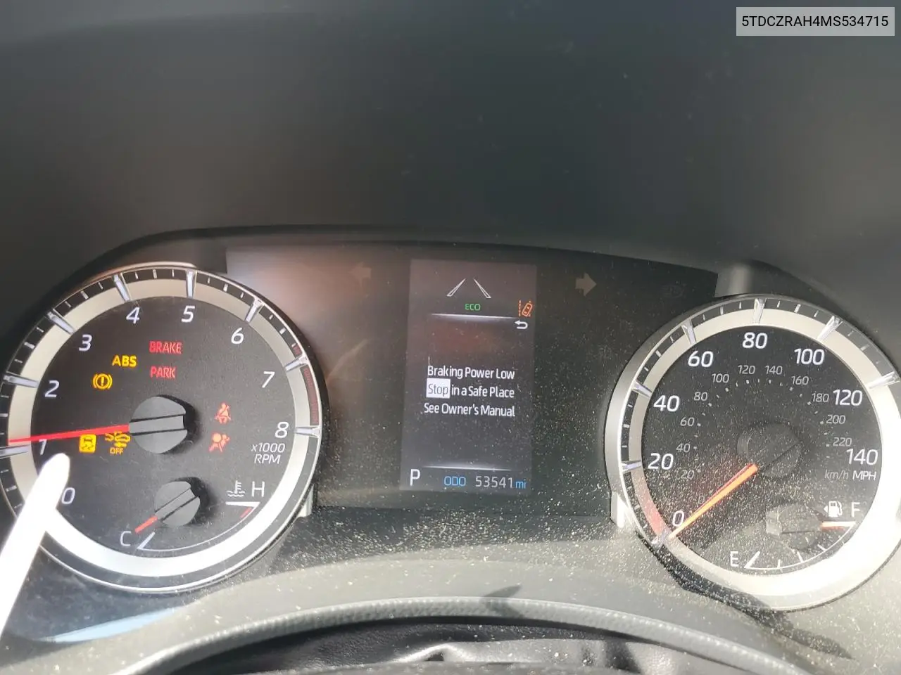 2021 Toyota Highlander L VIN: 5TDCZRAH4MS534715 Lot: 56737705