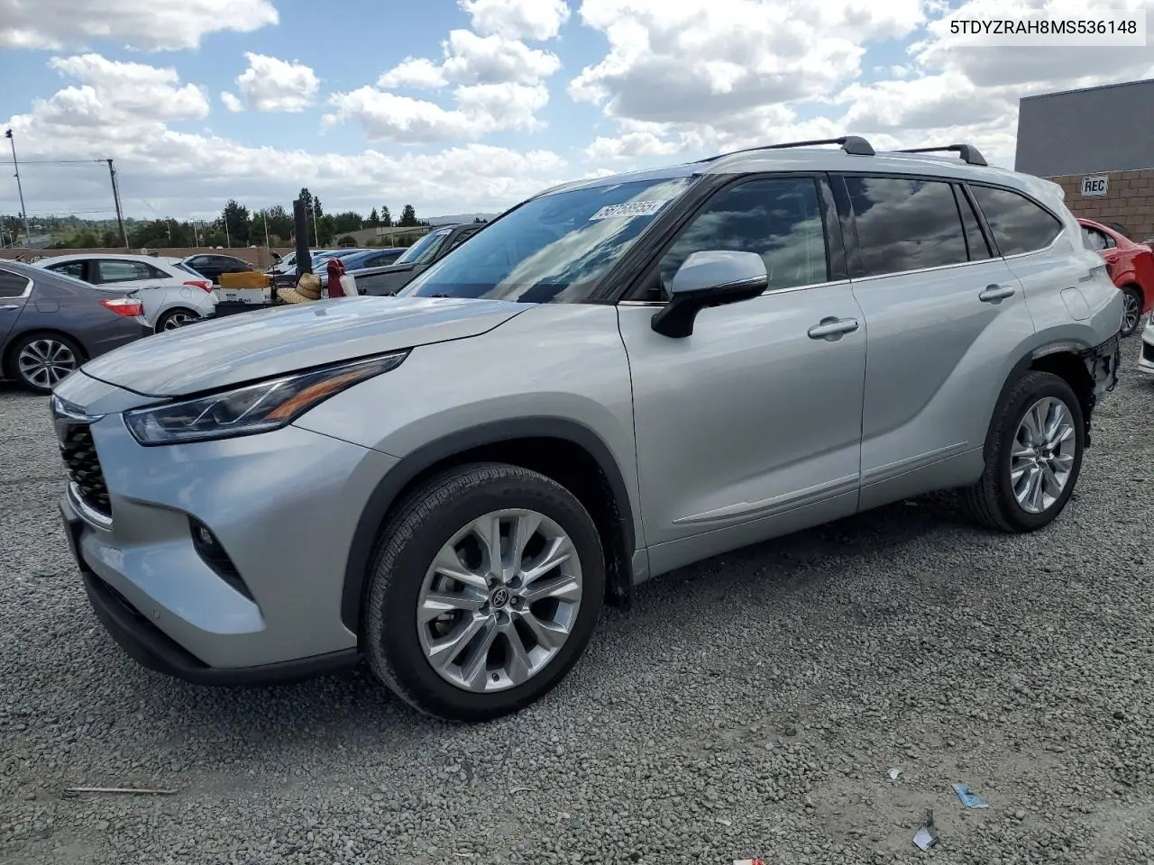 2021 Toyota Highlander Limited VIN: 5TDYZRAH8MS536148 Lot: 56758955