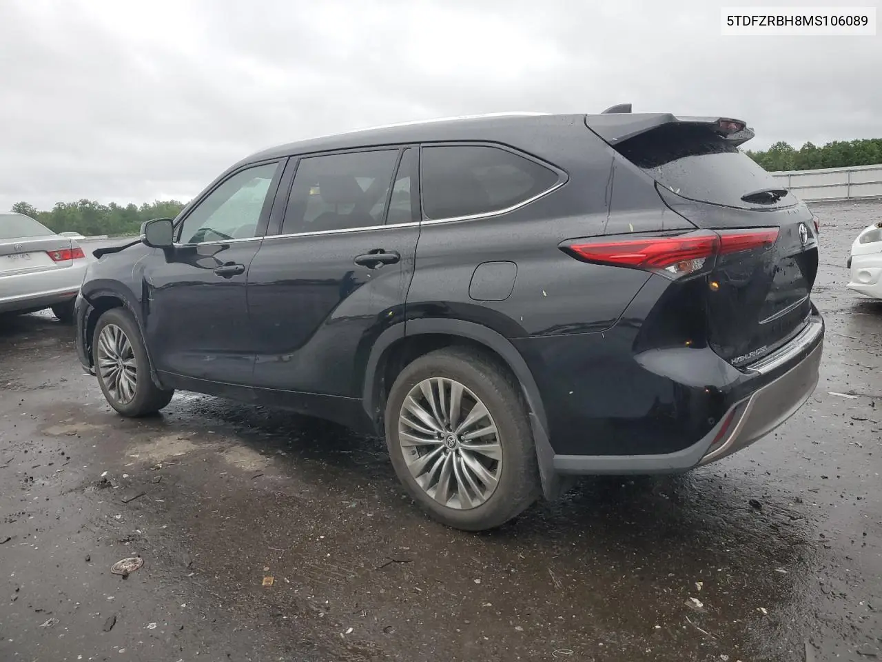 2021 Toyota Highlander Platinum VIN: 5TDFZRBH8MS106089 Lot: 56847365