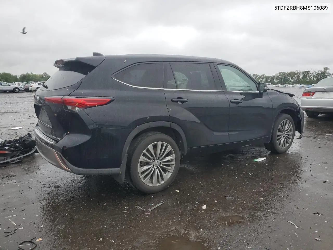 2021 Toyota Highlander Platinum VIN: 5TDFZRBH8MS106089 Lot: 56847365