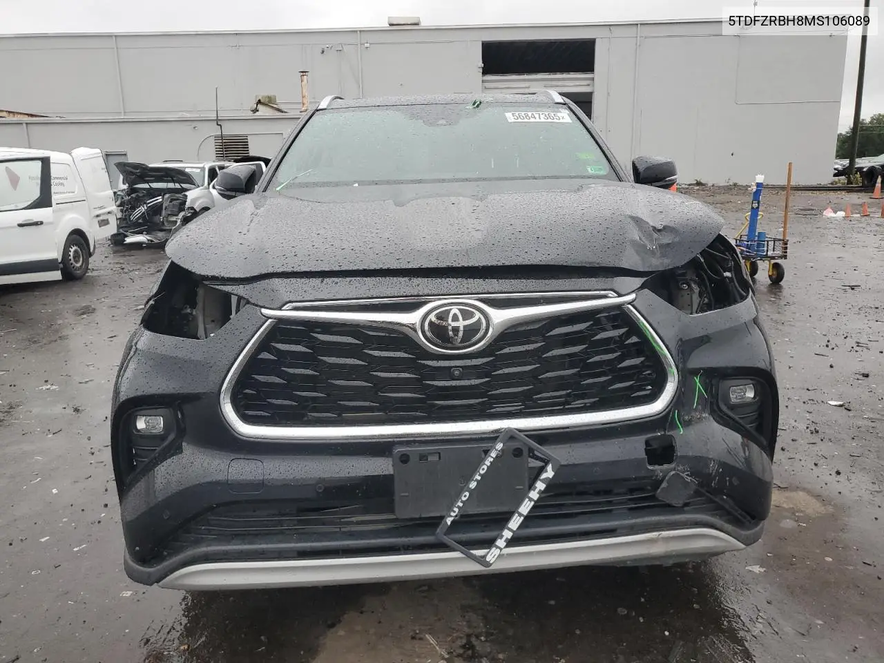 2021 Toyota Highlander Platinum VIN: 5TDFZRBH8MS106089 Lot: 56847365