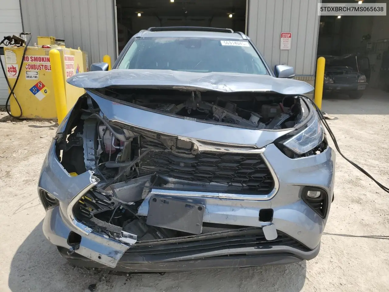2021 Toyota Highlander Hybrid Limited VIN: 5TDXBRCH7MS065638 Lot: 56914045